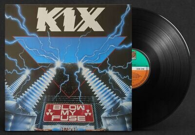 KIX Blow My Fuse Vinyl LP 1988 Rare Original Europe Album Atlantic 7818771