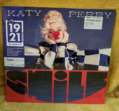 Katy Perry – Smile LTD 1000 RED VINYL LP 2020 * LIKE NEW MINT *