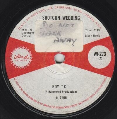 Northern ROY C Shotgun Wedding ISLAND 1966