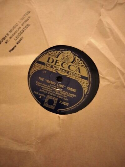 Anton Karas-Harry Lime Theme (Third Man)/Cafe Mozart Waltz 78RPM Decca