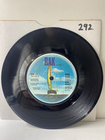 Kara, Kara / Lord Of The Dance by New World - Single 7” Vinyl