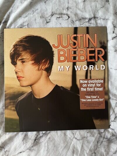 Justin Bieber - My World - LP + Poster - Played Once