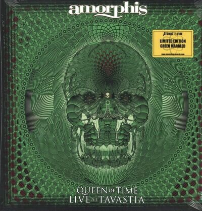 AMORPHIS QUEEN OF TIME (LIVE AT TAVASTIA 2021) DOUBLE LP VINYL Limited green mar