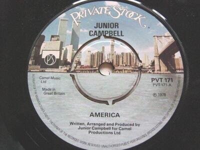 Junior Campbell America 7" Private Stock PVT171 EX 1978 America/Radio Man