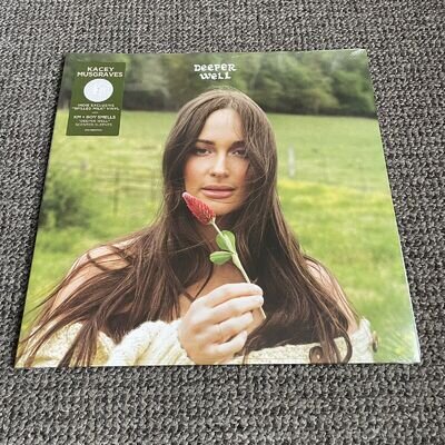 Kacey Musgraves – Deeper Well Vinyl Record SEALED Clear w/ WHITE Splatter 2024