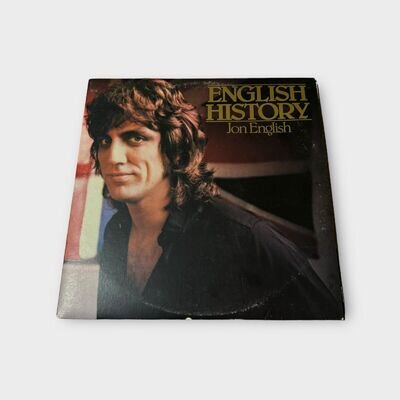 Jon English English History Double Vinyl LP Gatefold Mercury Records 6641 918