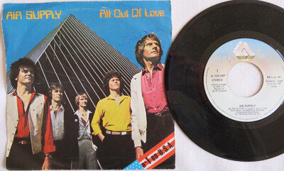 Air Supply – All Out Of Love A-102.087 VINYL NEAR MINT