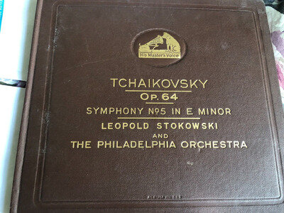 HMV Tchaikovsky Op 64 Symphony No 5 in E Minor Leopold Stokowski Philadelphia x6