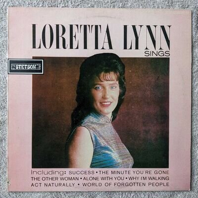 Loretta Lynn ‎– Loretta Lynn Sings UK reissue Stetson HAT 3023