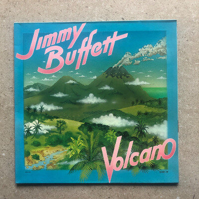 LP JImmy Buffett - Volcano 12" vinyl Fins Chansons Boat Drinks