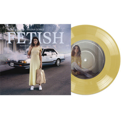 Selena Gomez ft. Gucci Mane: Fetish 7" Single - Limited Gold / Yellow Vinyl 7"