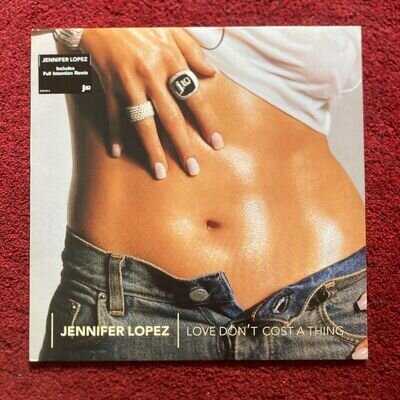 JENNIFER LOPEZ - LOVE DONT COST A THING 2000 PRESSING 12 INCH VINYL RECORD