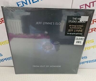 Jeff Lynne's ELO: FROM OUT OF NOWHERE 180g Gold Coloured Vinyl LP NEW & SEALED