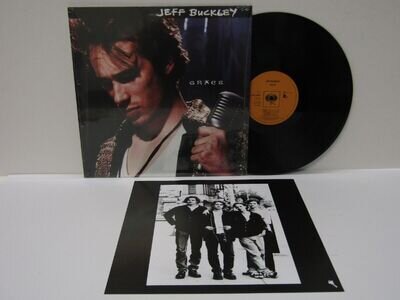 90s Singer Songwriter JEFF BUCKLEY grace 2015 UK 180g Vinyl LP + Insert Mint