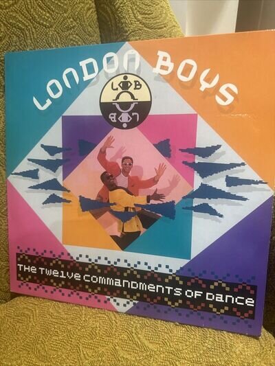 LONDON BOYS - THE TWELVE COMMANDMENTS OF DANCE (1989 LP) RARE 1ST PRESS! EX!