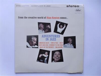 Stan Kenton Adventures In Jazz LP Capitol ST1796 EX/EX 1962 there is small handw