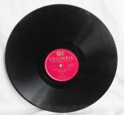 GENE AUTRY 78 "WHEN SANTA GET'S YOUR LETTER- FROSTY THE SNOW MAN" USA Columbia E