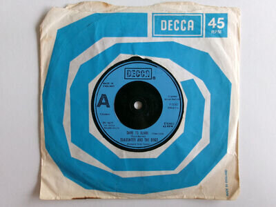 SLAUGHTER & THE DOGS DAME TO BLAME JOHNNY T DECCA F 13743 PUNK