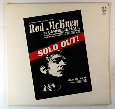 Rod McKuen - Rod McKuen at Carnegie Hall (UK Double Vinyl LP Reissue)