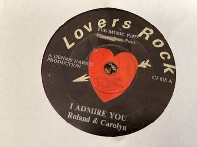 Roland & Carolyn , I Admire You , Girl Wonder, Ping Pong , 7” Lovers