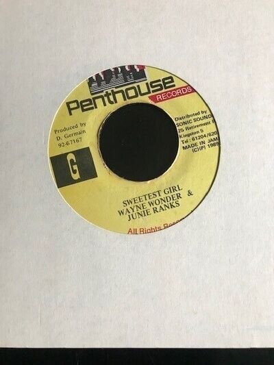 Wayne Wonder & Junie Ranks - Sweetest Girl 7" Single Vinyl Reggae Record