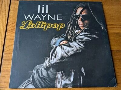 Lil Wayne Lollipop 12 Inch Single Vgc+ Play Tested Vinyl 2008 Cash Money Records