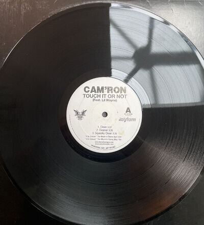 Cam'Ron Feat. Lil Wayne 🔥Touch It Or Not 🔥US 12” Vinyl Import Promo🔥 Ex-Con