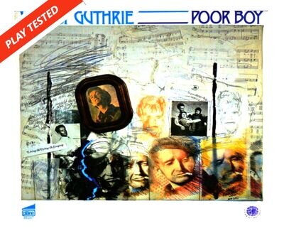 Woody Guthrie Poor Boy 12 " Inch Vinyl Album LP Import 33 rpm Record EX 1981