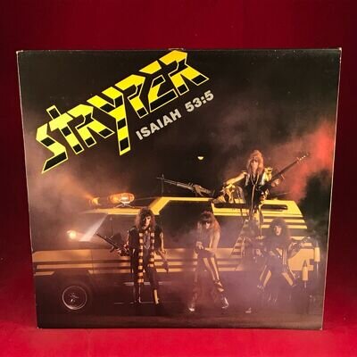 STRYPER Soldiers Under Command 1985 UK vinyl LP Michael Sweet Music For Nation B