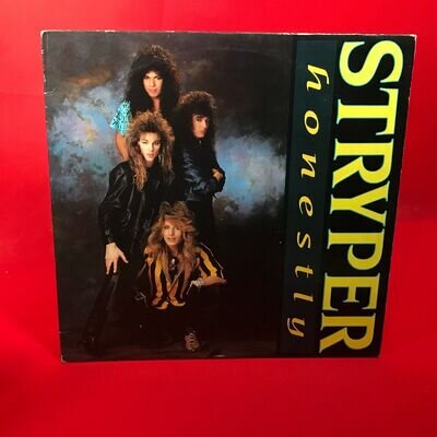 STRYPER Honestly 1987 Canadian issue 3-track 12" Vinyl single. Enigma original ~