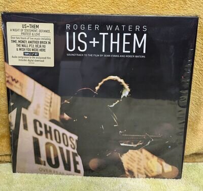 Roger Waters – Us + Them LTD TRI-FOLD VINYL LP *LIKE NEW MINT*