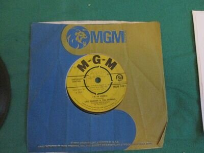 ERIC BURDON & THE ANIMALS - I'M AN ANIMAL - MGM 1461 - 1968 - 7" VINYL SINGLE