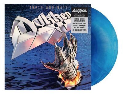 dokken tooth and nail blue vinyl lp lenticular sleeve pre order 27 sept