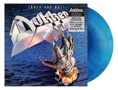 DOKKEN TOOTH AND NAIL LP VINYL blue vinyl LP. pre order expected 27/0 - PRESALE