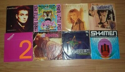 90's 7" single bundle Shamen, Divinyls, Electronic, Green Jelly, Rod Stewart