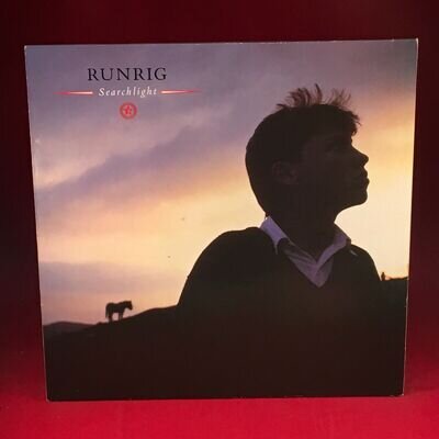 RUNRIG Searchlight 1989 UK vinyl LP + INNER News From Heaven Every River EXCELL