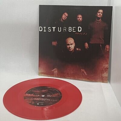 Disturbed - Voices 7” RED Vinyl Single 2001 Nu Metal