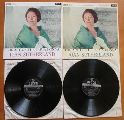 SXL 2256-7 ED1 Joan Sutherland Art Of The Prima Donna NM 2LP Decca 1st WBG