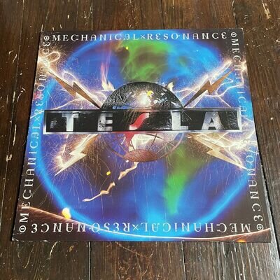 Tesla - Mechanical Resonance Vinyl Record BLACK First EU Pressing 1986