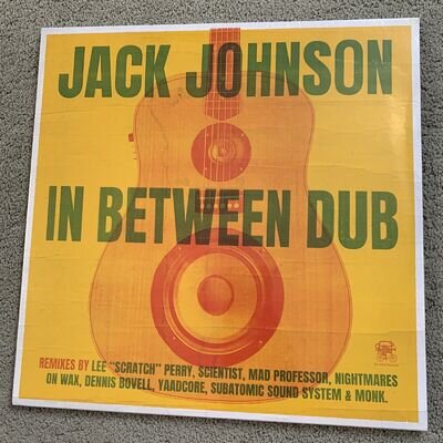 Jack Johnson – In Between Dub -12"LP Vinyl Record New Sealed