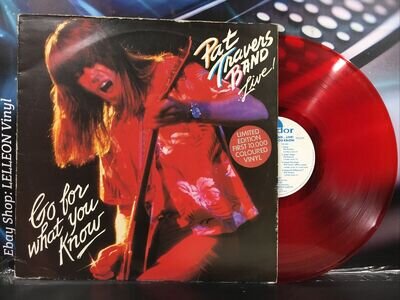 Pat Travers Band Live! Red Vinyl Ltd Ed Album Record POLS1011 A1/B1 Rock 70’s