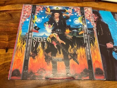 Steve Vai LP Passion & Warfare FOOD FOR THOUGHT UK Inner GRUB 17 1990 EX/EX