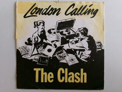 THE CLASH LONDON CALLING ARMAGIDEON TIME CBS 8087 JOE STRUMMER PUNK