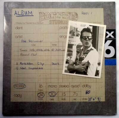 JOE STRUMMER - FORBIDDEN CITY (DEMO) 12" VINYL RSD 2019 *NEW/SEALED*