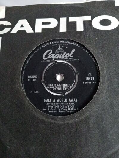 Wayne Newton - Half A World Away (Capitol CL 15476)