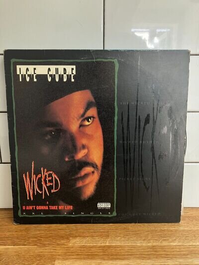 Ice Cube - Wicked / U Ain't Gonna Take My Life - 1992 US Hip Hop Rap 12" vinyl