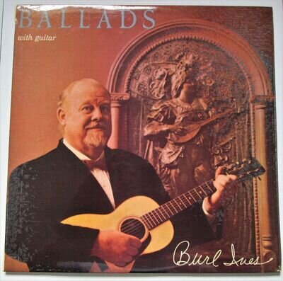 Burl Ives - LP - Ballads With Guitar - 1964 - World Records - T 302 - NM/NM