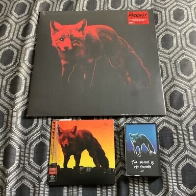 THE PRODIGY- THE DAY IS MY ENEMY REMIXES RED VINYL RSD+2CD JAPANESE+CASSETTE EP