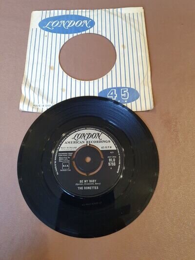 The Ronettes - Be My Baby/Tedesco & Pitman - 7" Vinyl Single - 1963