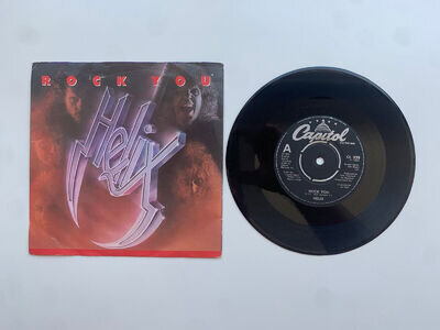 Helix Rock You Vinyl 7” Single Record 1984 CL 339 Trailer Park Boys Ricky